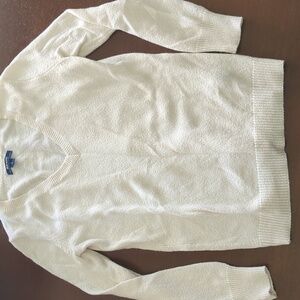 Off white v neck sweater